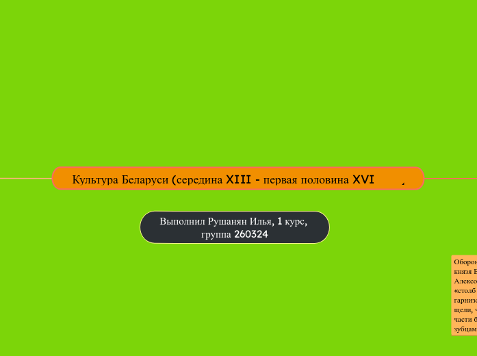 Культура Беларуси (середина XIII - первая половина XVI века)