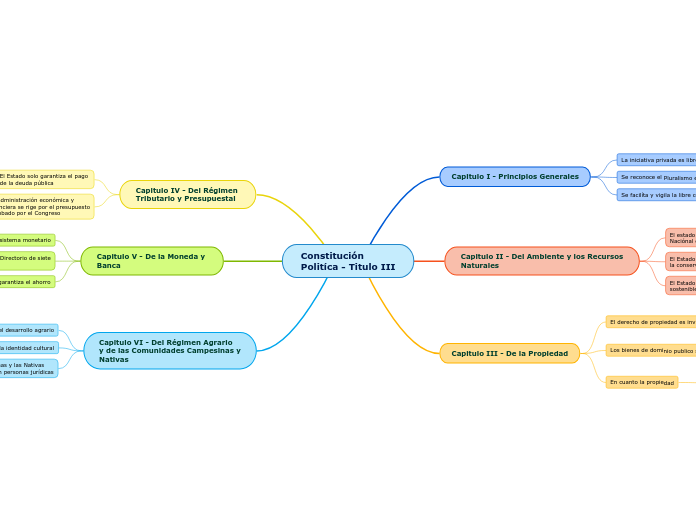 Constitución 
Politíca - Titulo III