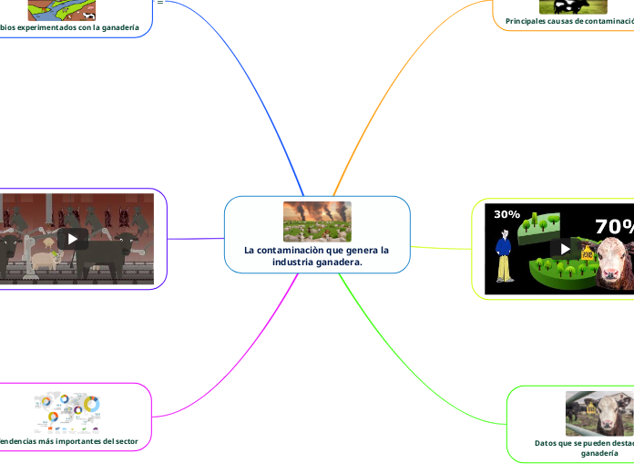 La contaminaciòn que genera la industria ganadera.
