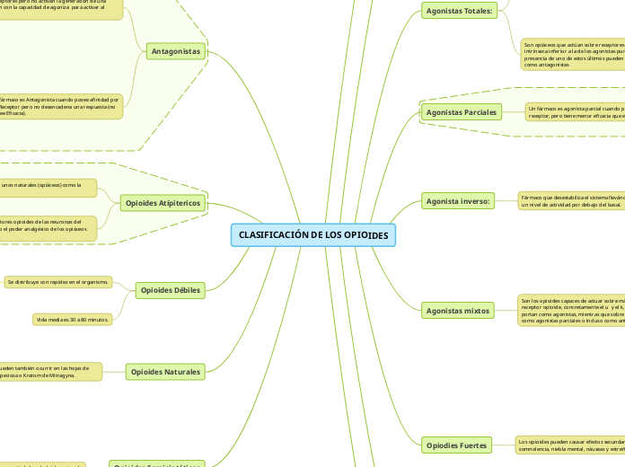 CLASIFICACIÓN DE LOS OPIOIDES