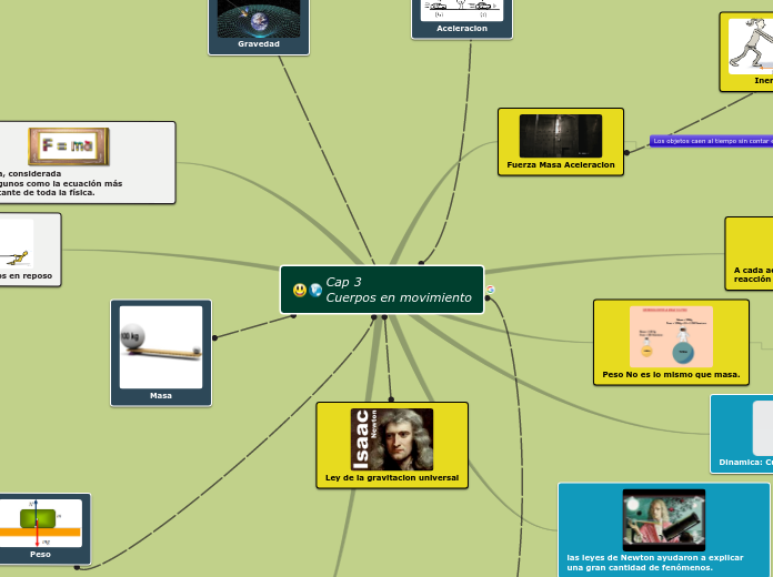 Mapa Mental Fisica Newton.