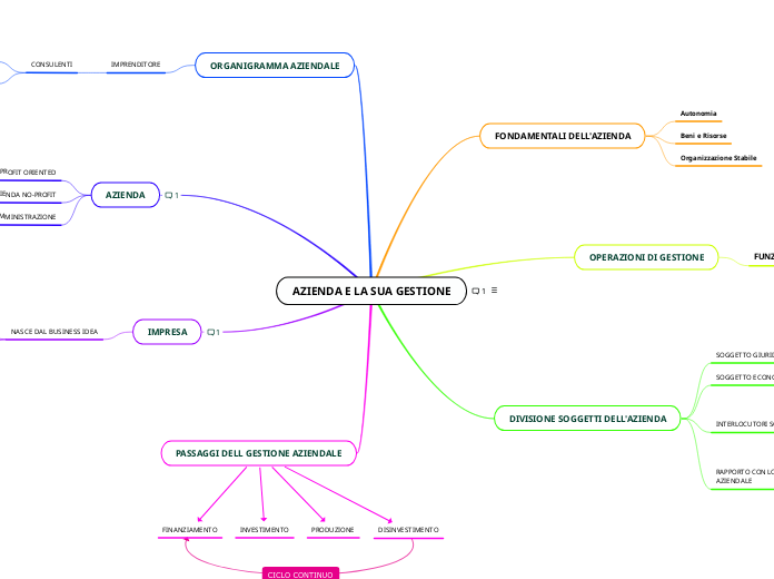 AZIENDA E LA SUA GESTIONE