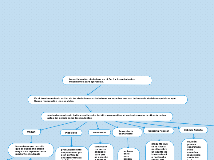 La participación ciudadana en el Perú y los principales mecanismos para ejercerlas.