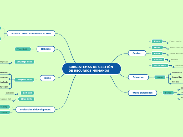 SUBSISTEMAS DE GESTIÓN DE RECURSOS HUMANOS