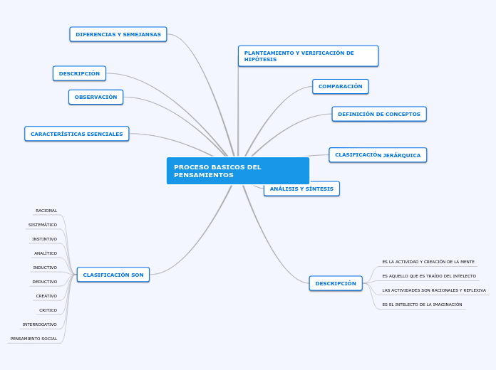 PROCESO BASICOS DEL PENSAMIENTOS