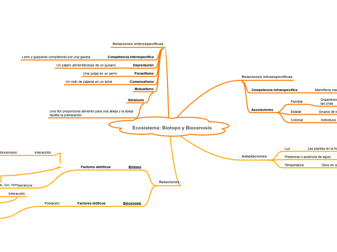 Ecosistema: Biotopo y Biocenosis