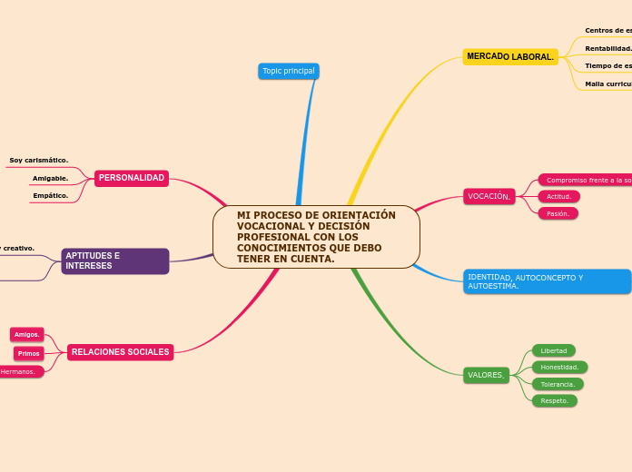 MI PROCESO DE ORIENTACIÓN  VOCACIONAL Y DECISIÓN PROFESIONAL CON LOS CONOCIMIENTOS QUE DEBO TENER EN CUENTA.