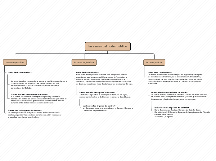 Organigrama arbol