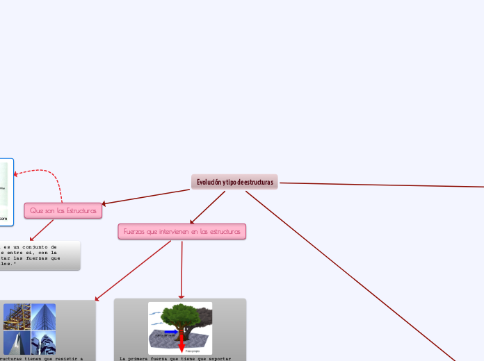 Evolución y tipo de estructuras