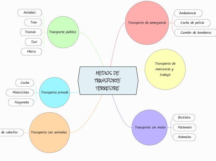 MEDIOS DE TRANSPORTE TERRESTRE 