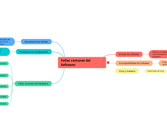 Fallas comunes del Software: