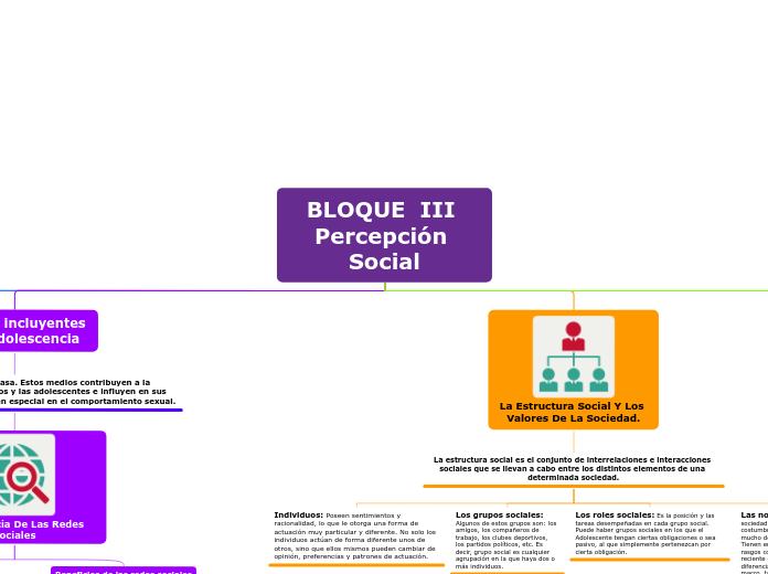 BLOQUE  III Percepción Social