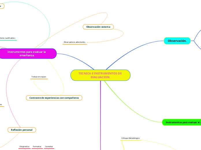 TECNICA E INSTRUMENTOS DE EVALUACION.
