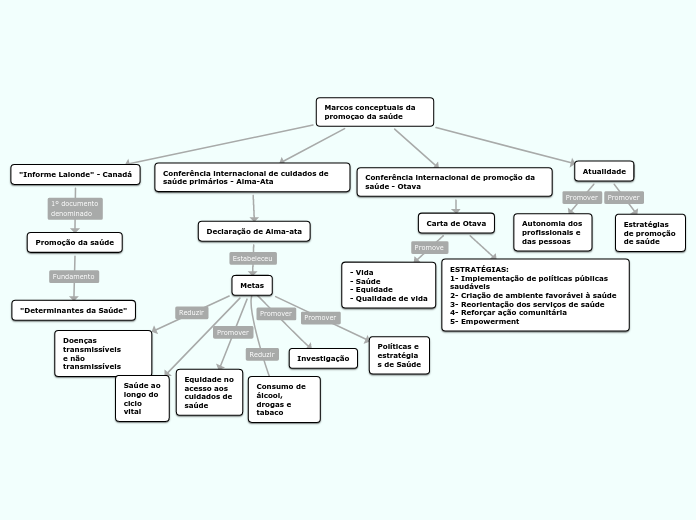 Marcos conceptuais da promoçao da saúde