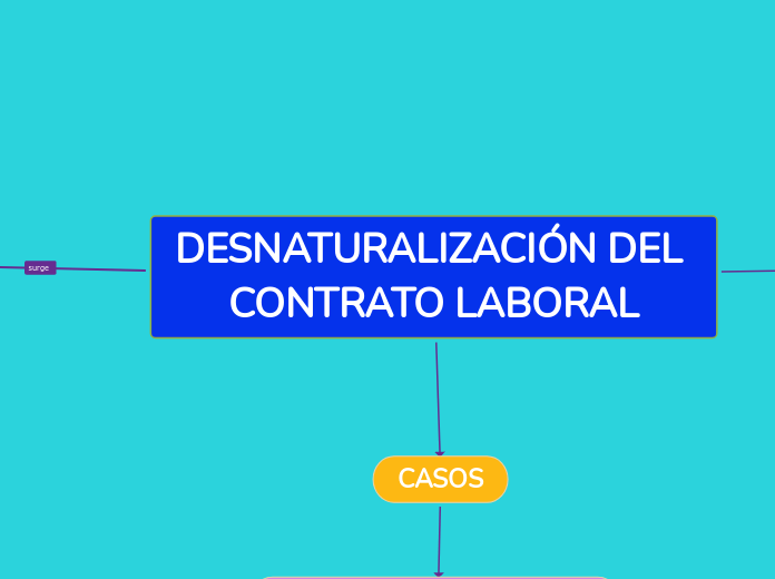 DESNATURALIZACIÓN DEL CONTRATO LABORAL