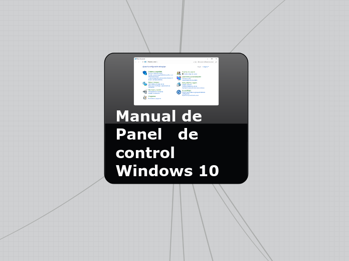 Manual de Panel   de   control Windows 10