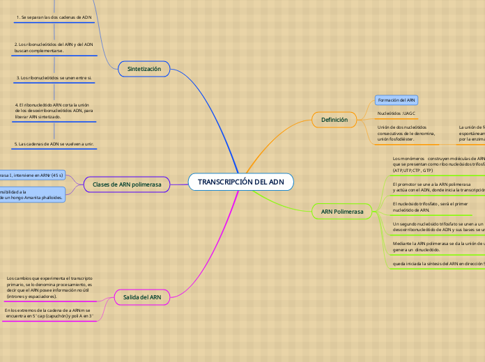 TRANSCRIPCIÓN DEL ADN