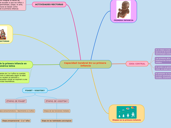 Capacidad Cerebral En La primera             Infancia