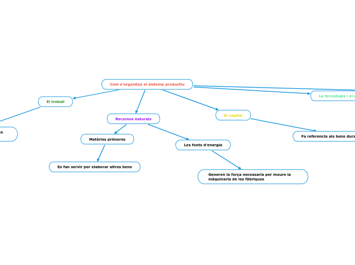 Com s'organitza el sistema productiu