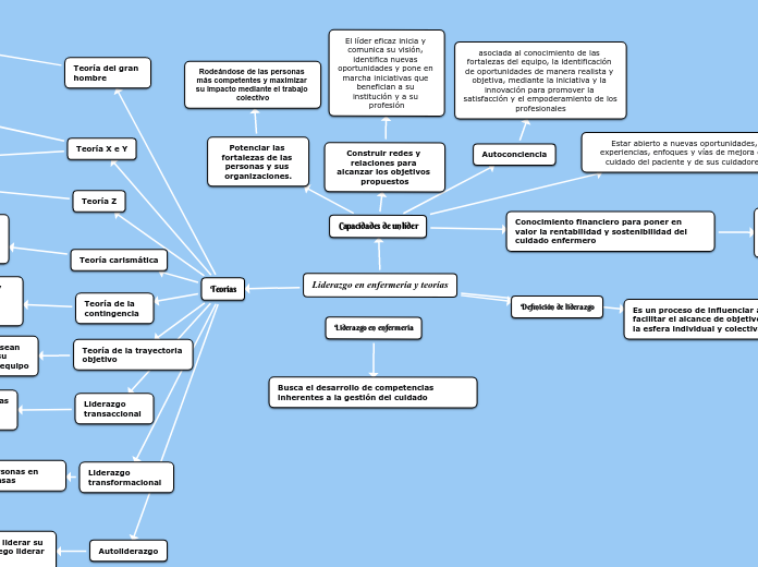 Liderazgo en enfermería y teorías