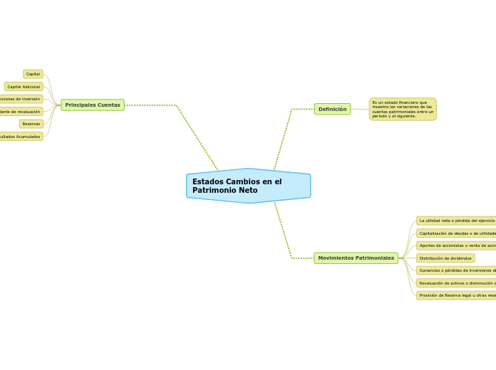 Estados Cambios en el Patrimonio Neto