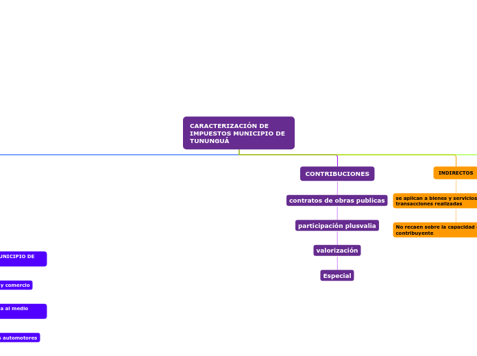 CARACTERIZACIÓN DE IMPUESTOS MUNICIPIO DE TUNUNGUÁ