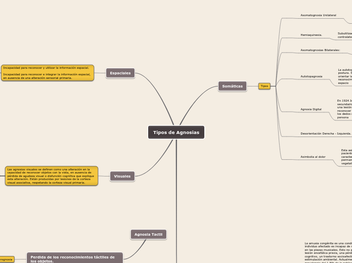 Tipos de Agnosias