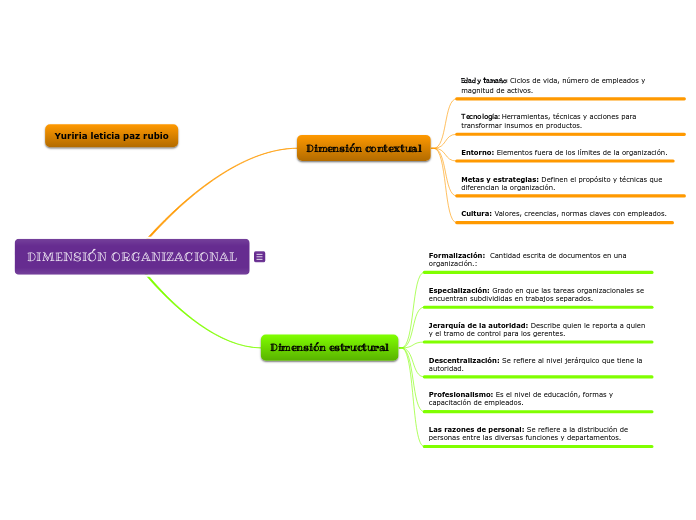 DIMENSIÓN ORGANIZACIONAL