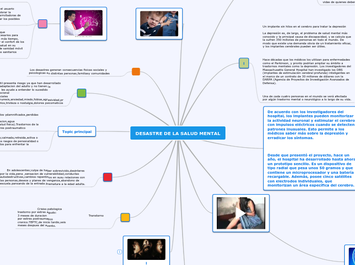 DESASTRE DE LA SALUD MENTAL