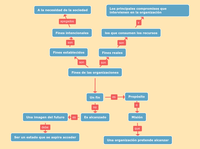 Fines de las organizaciones