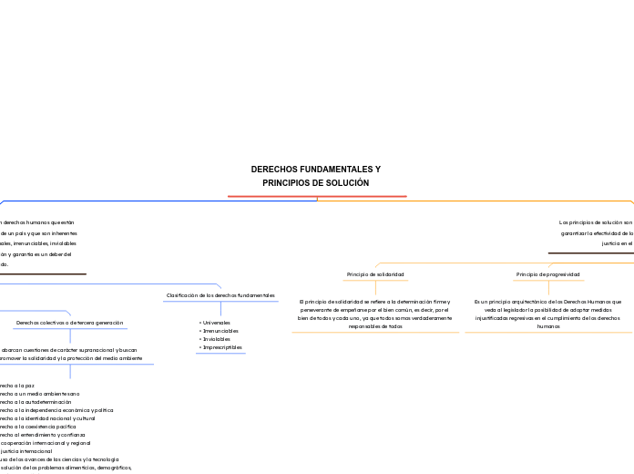 DERECHOS FUNDAMENTALES Y PRINCIPIOS DE SOLUCIÓN 