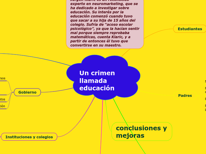 Un crimen llamada educación