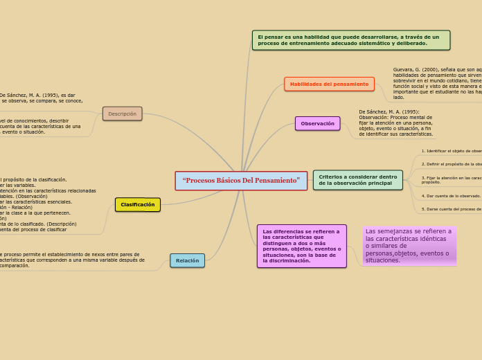 “Procesos Básicos Del Pensamiento"