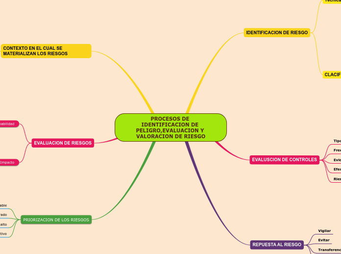 PROCESOS DE IDENTIFICACION DE PELIGRO,EVALUACION Y VALORACION DE RIESGO