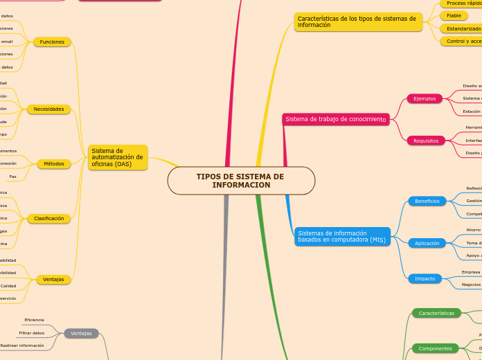 TIPOS DE SISTEMA DE INFORMACION