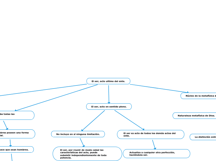 El ser, acto ultimo del ente.