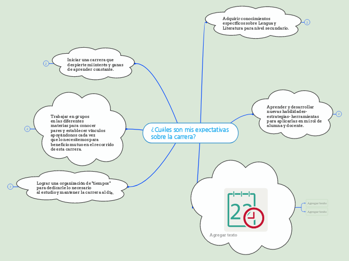 ¿Cuáles son mis expectativas 
sobre la carrera?