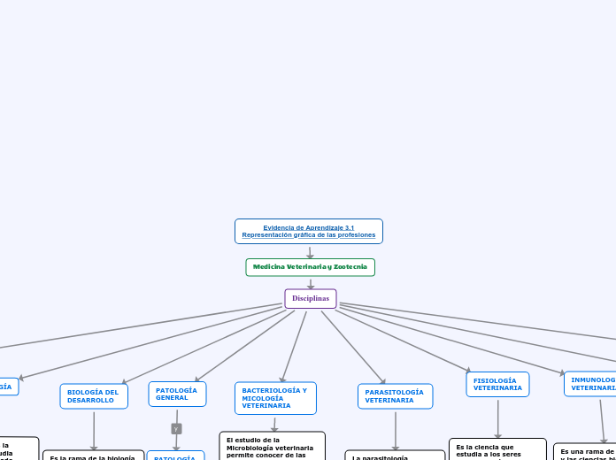 Evidencia de Aprendizaje 3.1
Representación gráfica de las profesiones