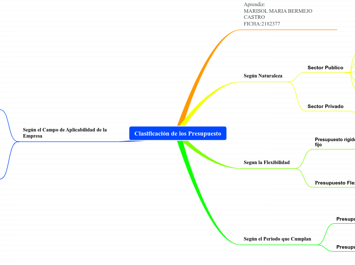 Clasificación de los Presupuesto