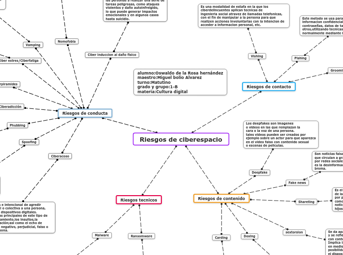 Riesgos de ciberespacio