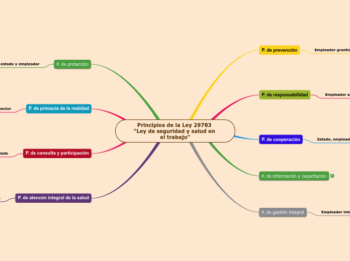 Principios de la Ley 29783 "Ley de seguridad y salud en el trabajo"