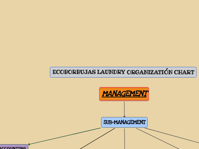 ECOBORBUJAS LAUNDRY ORGANIZATIÓN CHART