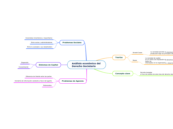 Análisis económico del 
Derecho Societario