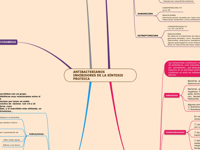 ANTIBACTERIANOS INHIBIDORES DE LA SÍNTESIS PROTEICA
