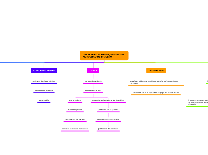 CARACTERIZACIÓN DE IMPUESTOS MUNICIPIO DE BRICEÑO