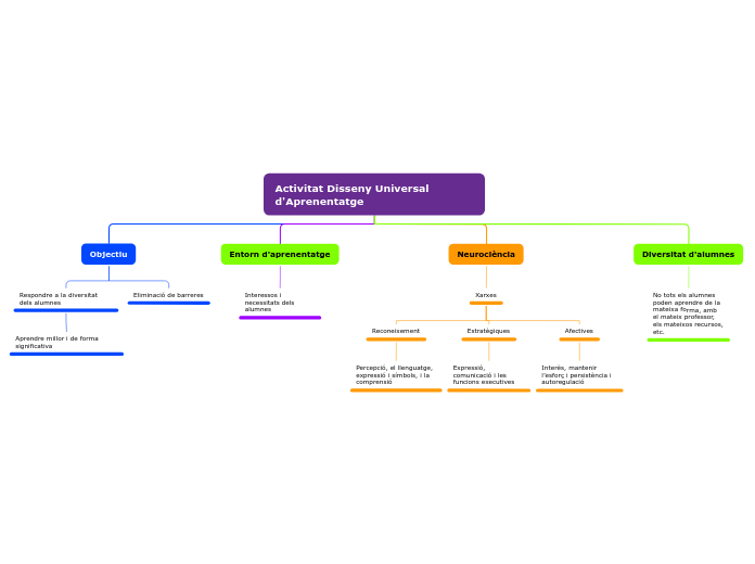 Activitat Disseny Universal d'Aprenentatge