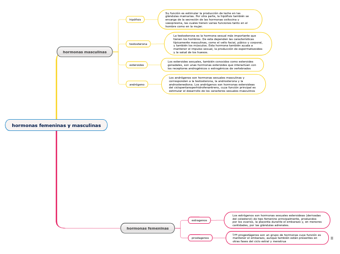 hormonas femeninas y masculinas