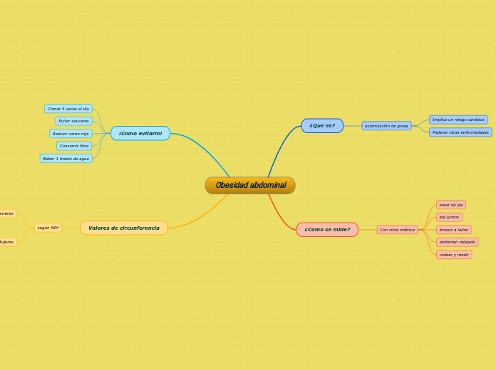 Obesidad abdominal