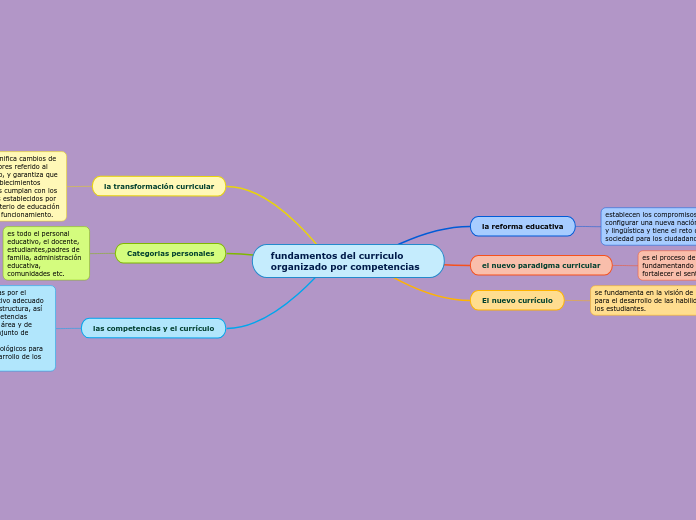 fundamentos del curriculo organizado por competencias