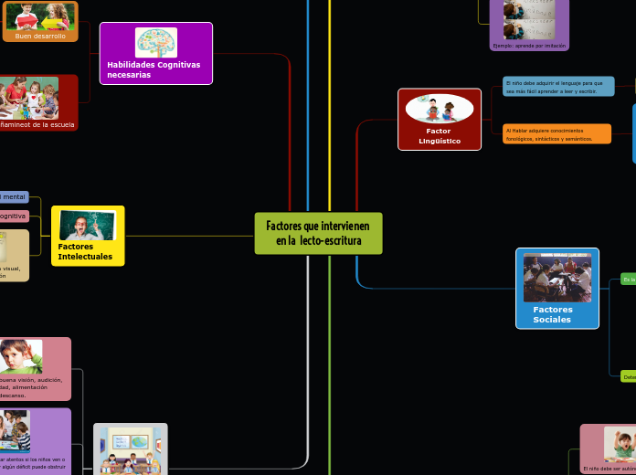 Factores que intervienen en la  lecto-escritura